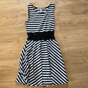 American Rag lace detail fit and flare dress